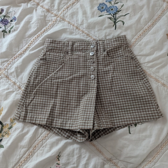 AE plaid skort - Picture 1 of 4